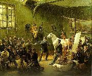 Horace Vernet l' atelier du peintre Sweden oil painting artist